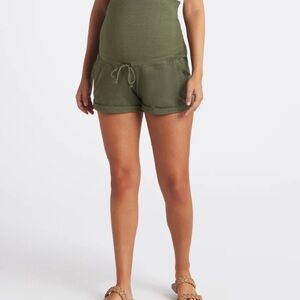 Threads 4 Thought Green Athletic Shorts with Elastic Waistband